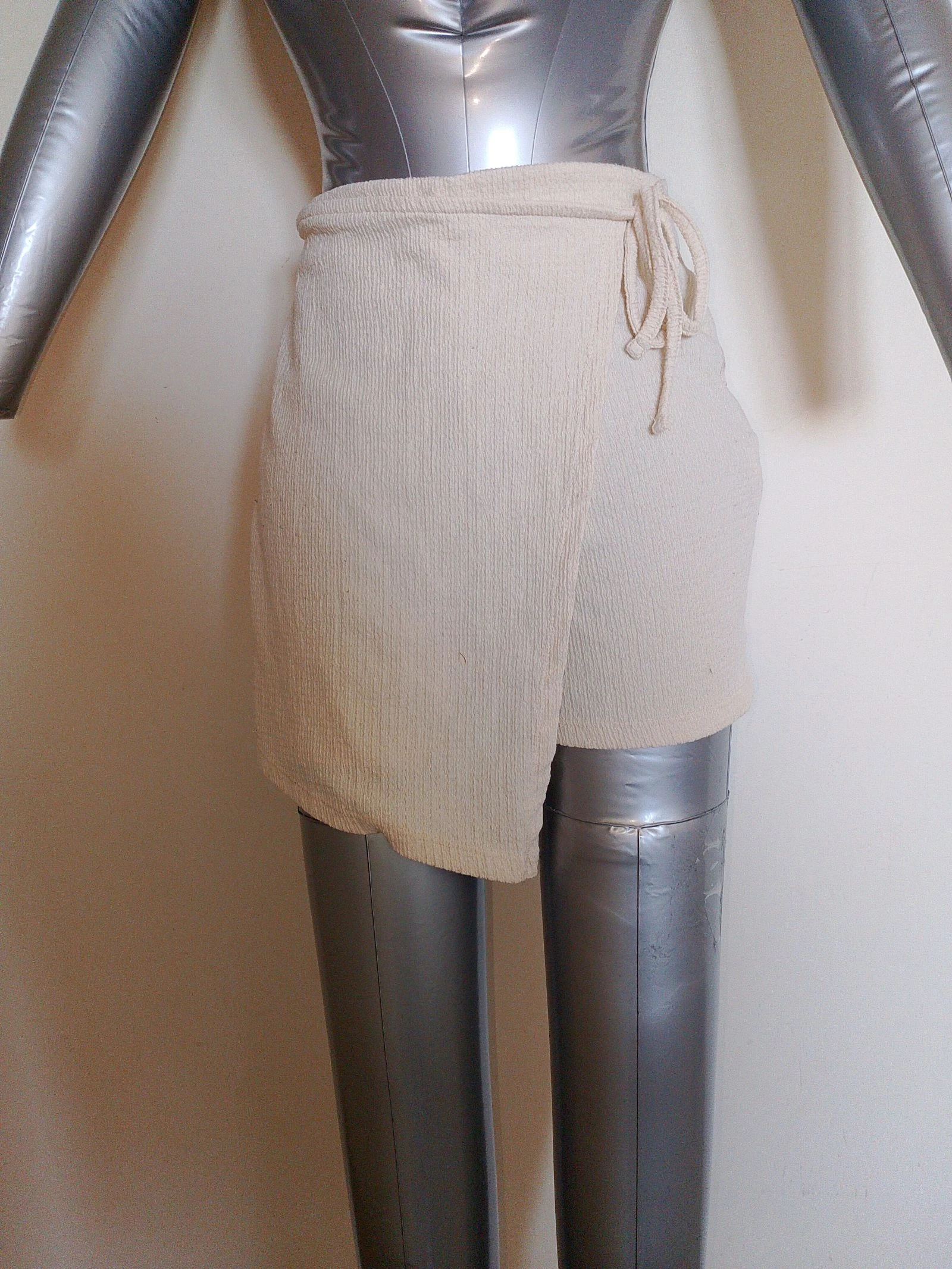 Short-jupe (Skort) Beige Texturé - Don't Call Me Jennyfer